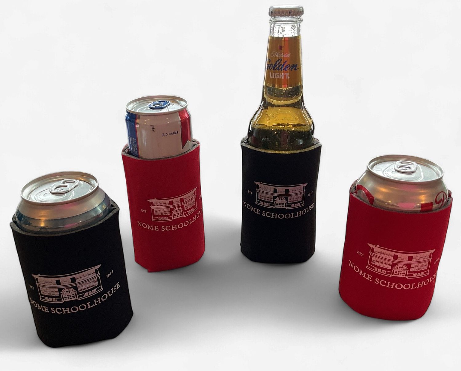 Nome Schoolhouse Can Koozie