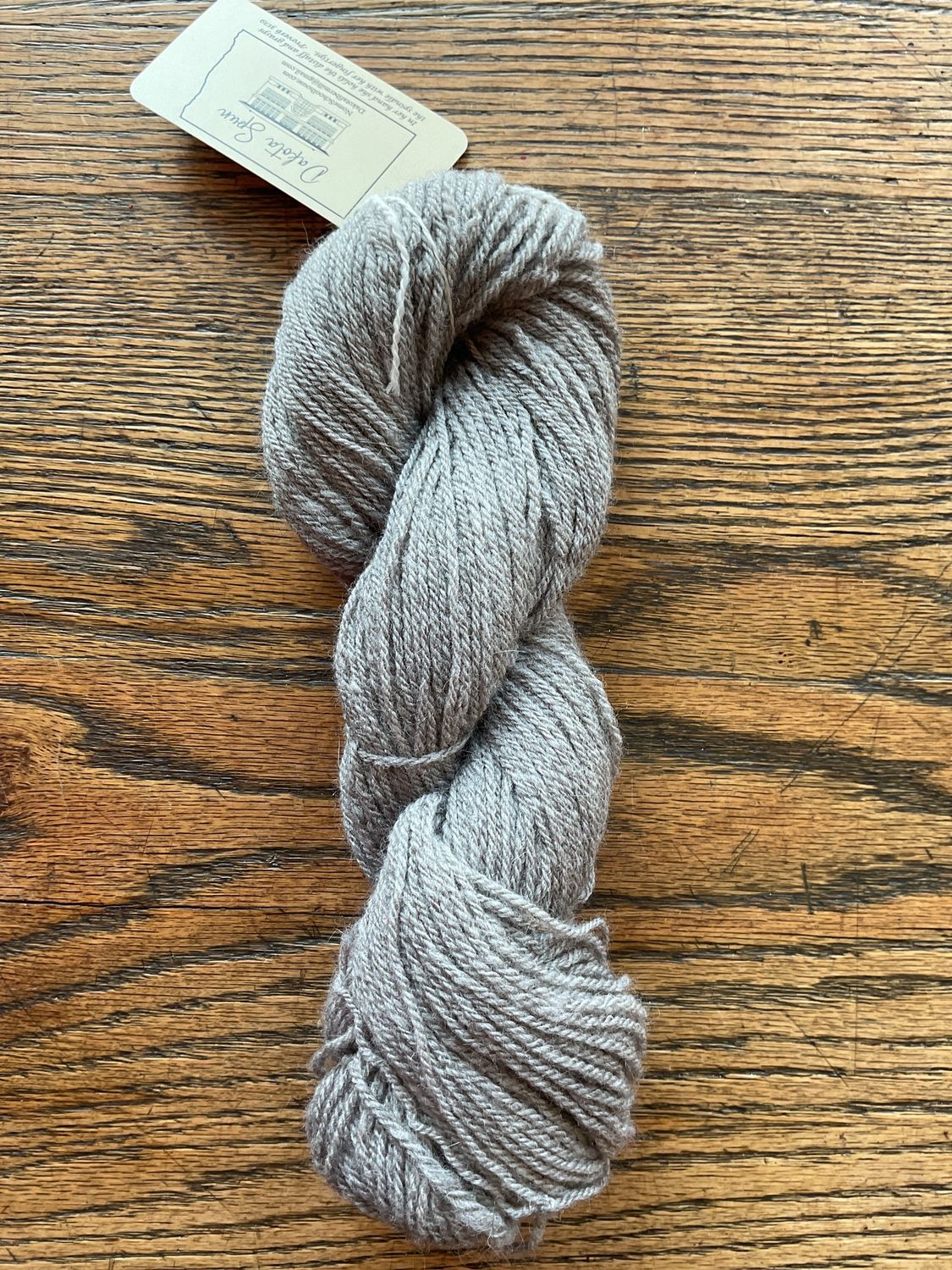 Dakota Spun 70/30 Wool Angora Bunny DK Yarn 200 Yd, Color: natural grey