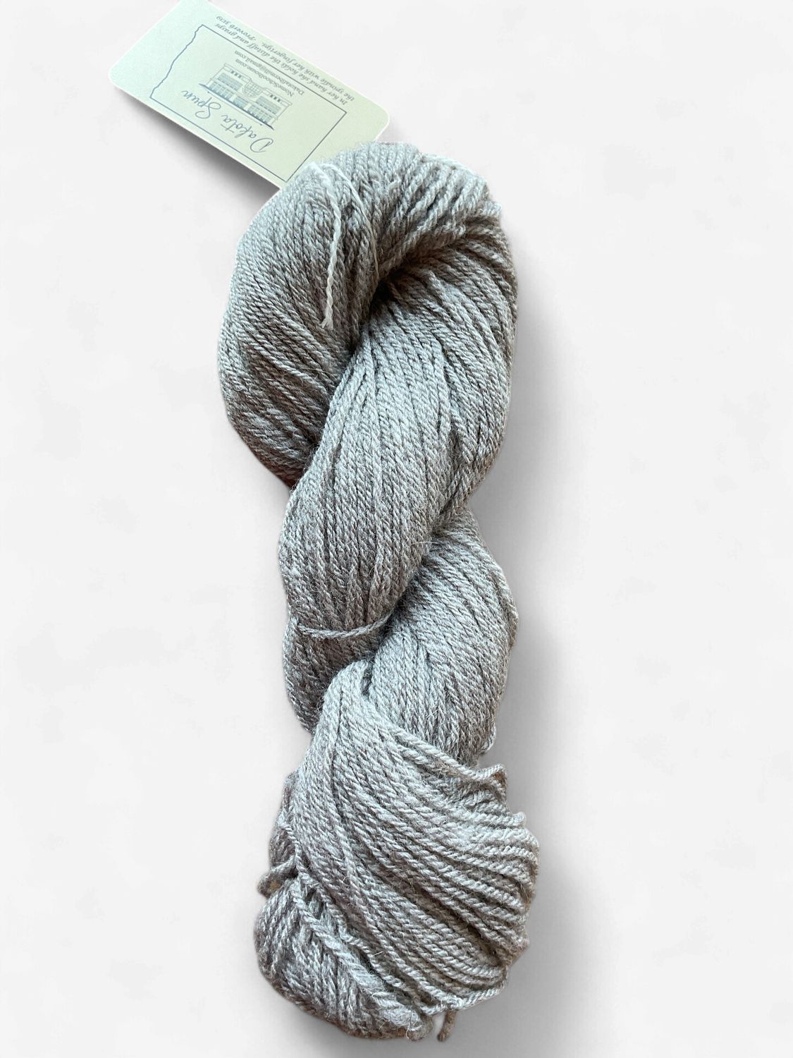 Dakota Spun 70/30 Wool Angora Bunny DK Yarn 200 Yd, Color: natural grey