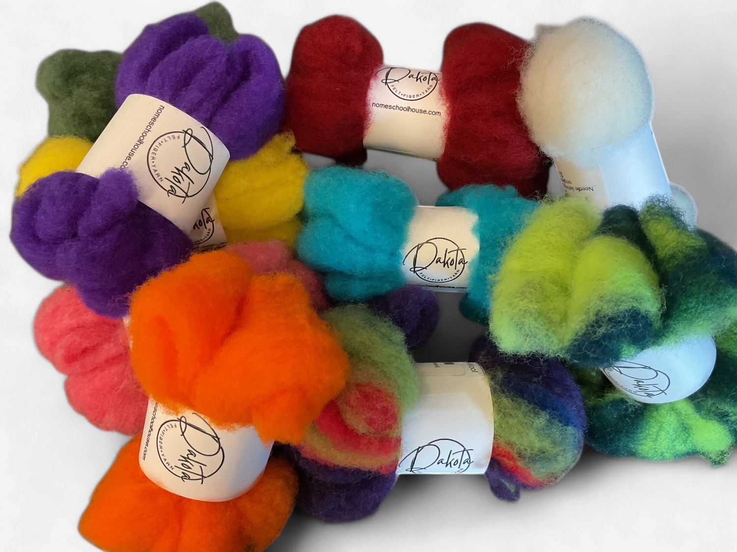 Nome Schoolhouse Corriedale Felting Wool 8 Grams
