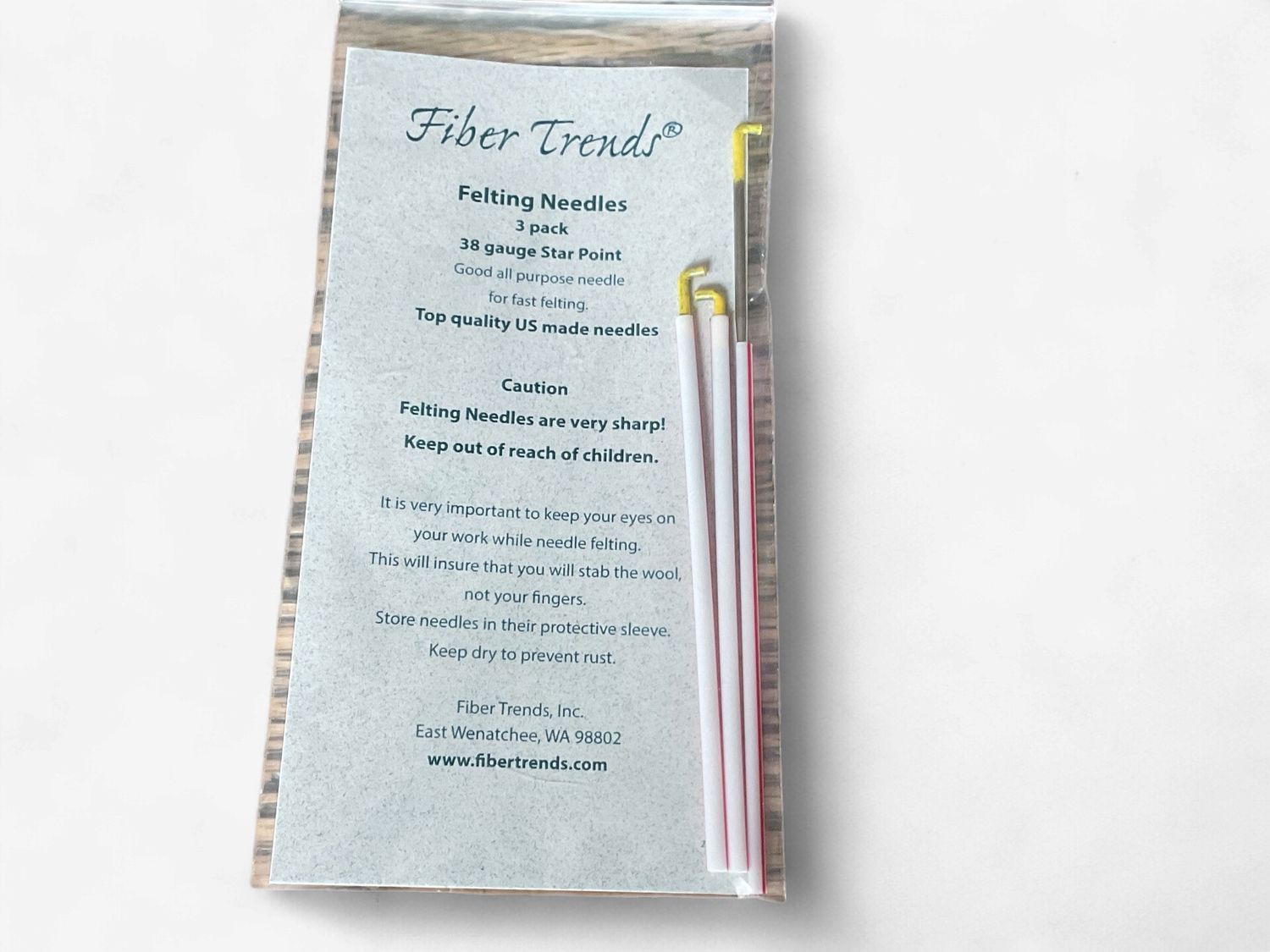 Needles - Fiber Trends Felting Needle Pkg, Size: 38 Star