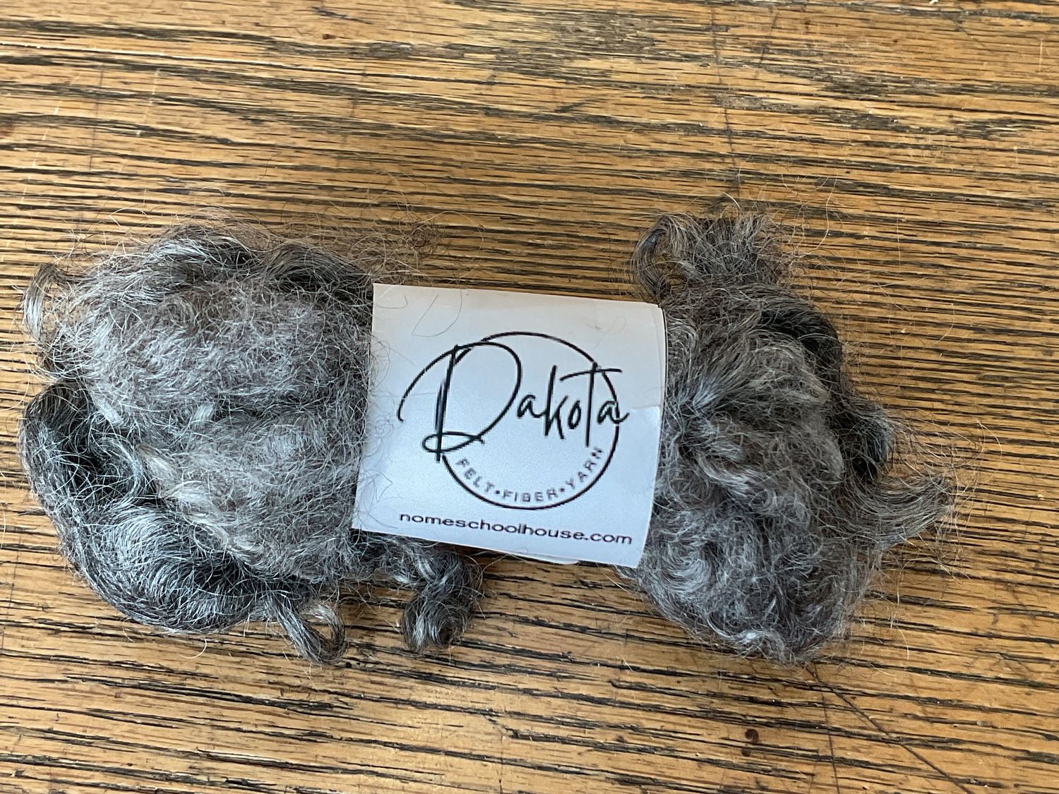 Lincoln Locks for Needle Felting, Color: Dark Gray