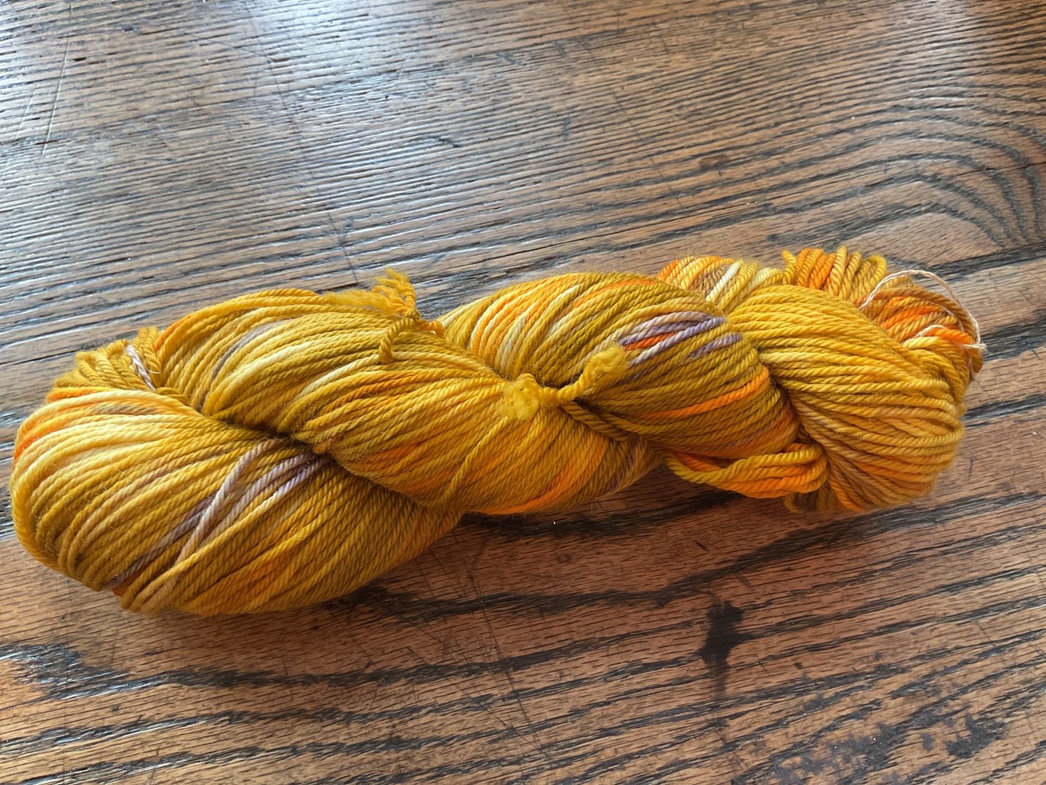Dakota Dyed Superwash Merino DK Yarn 246 yds, Color: ND Sunrise