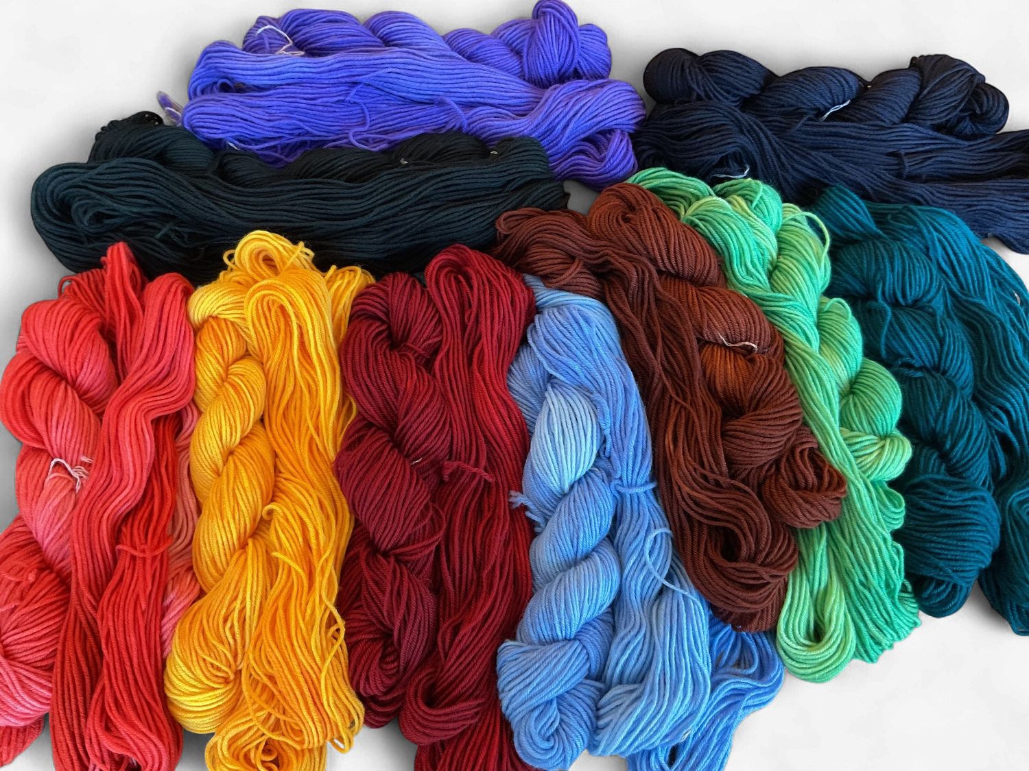 Dakota Dyed Superwash Merino Sock Yarn Mini Skein 85 yds
