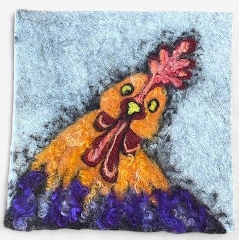 Volcano Felt-A-Chicken Needle Felting Kit