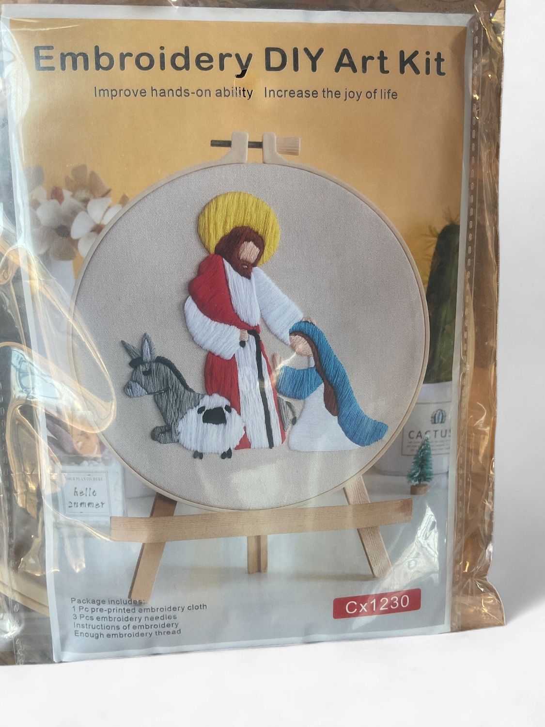 DIY Art The Blessing Embroidery Kit