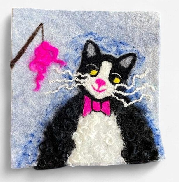 Nome Schoolhouse Tuxedo Cat Needle Felting Kit