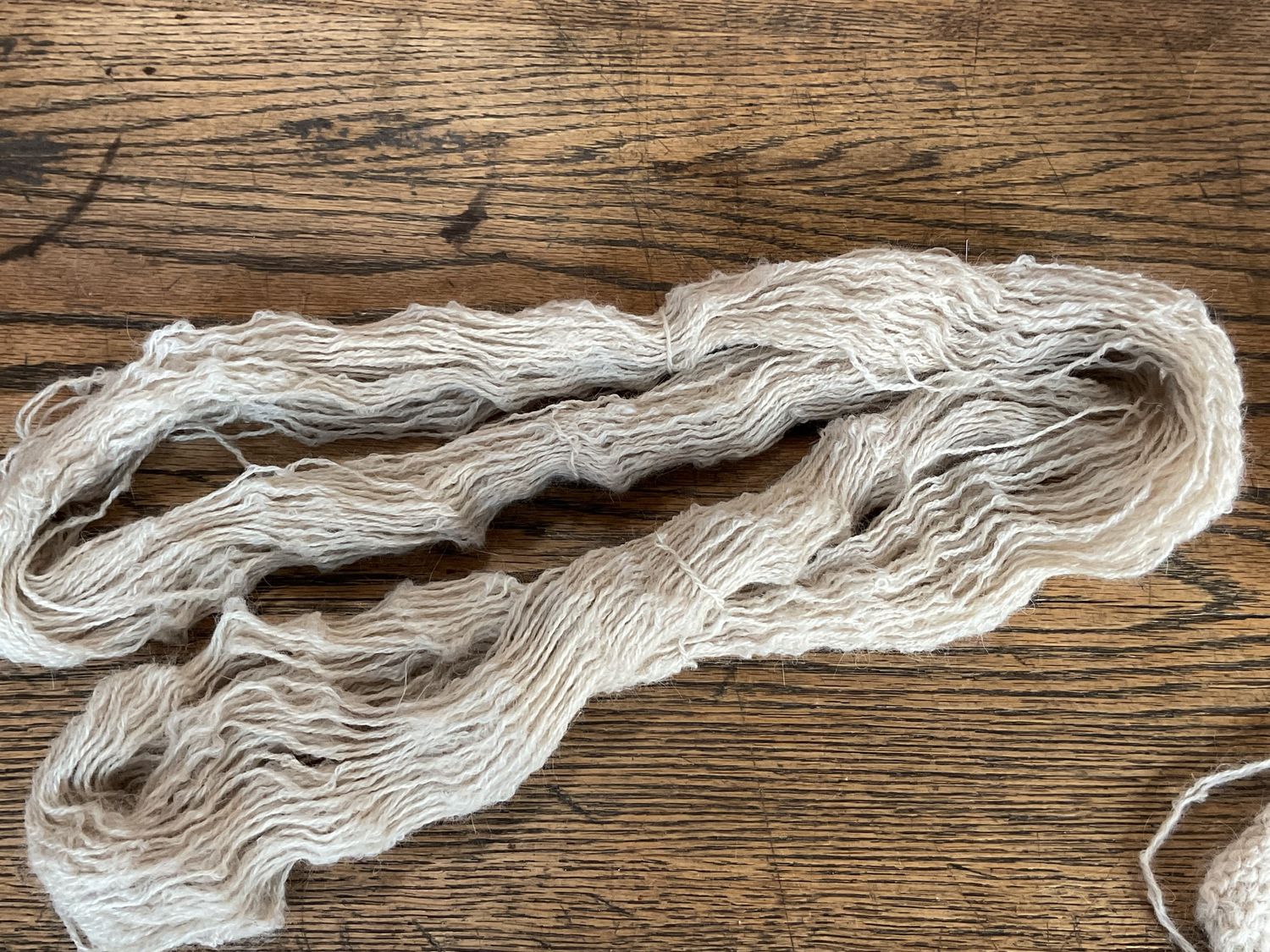 Dakota Spun 70/30 Wool Angora Bunny Sport Yarn 200 Yd, Color: natural