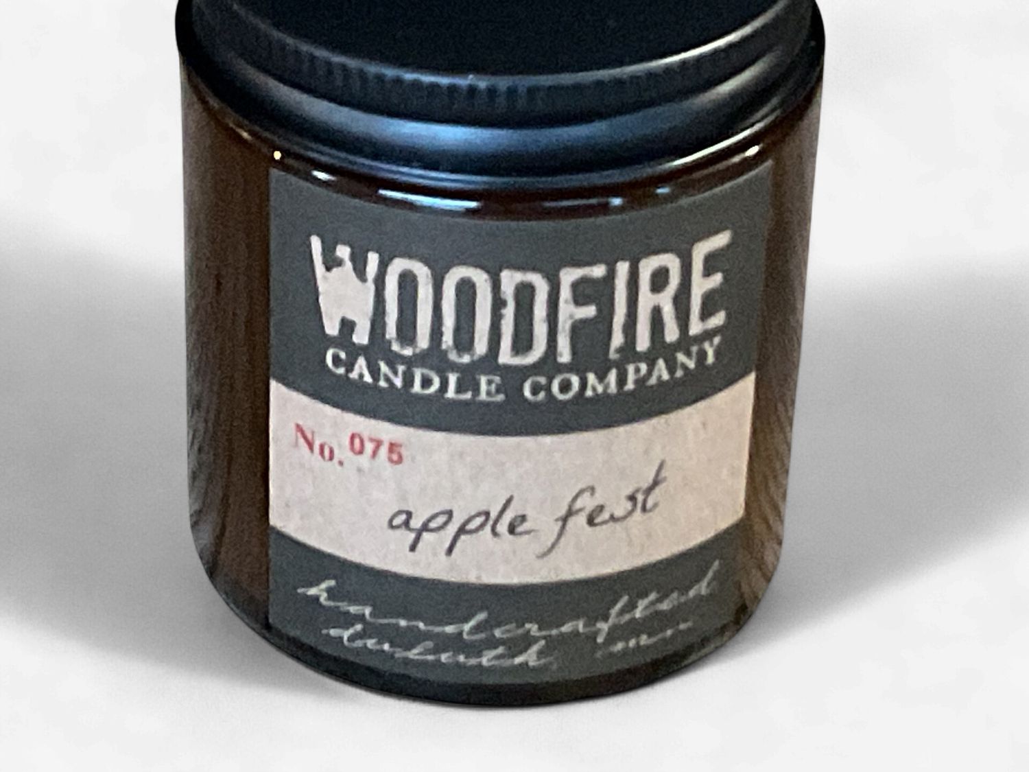 Woodfire Mini Amber Wood Wick Soy Candle (4oz)