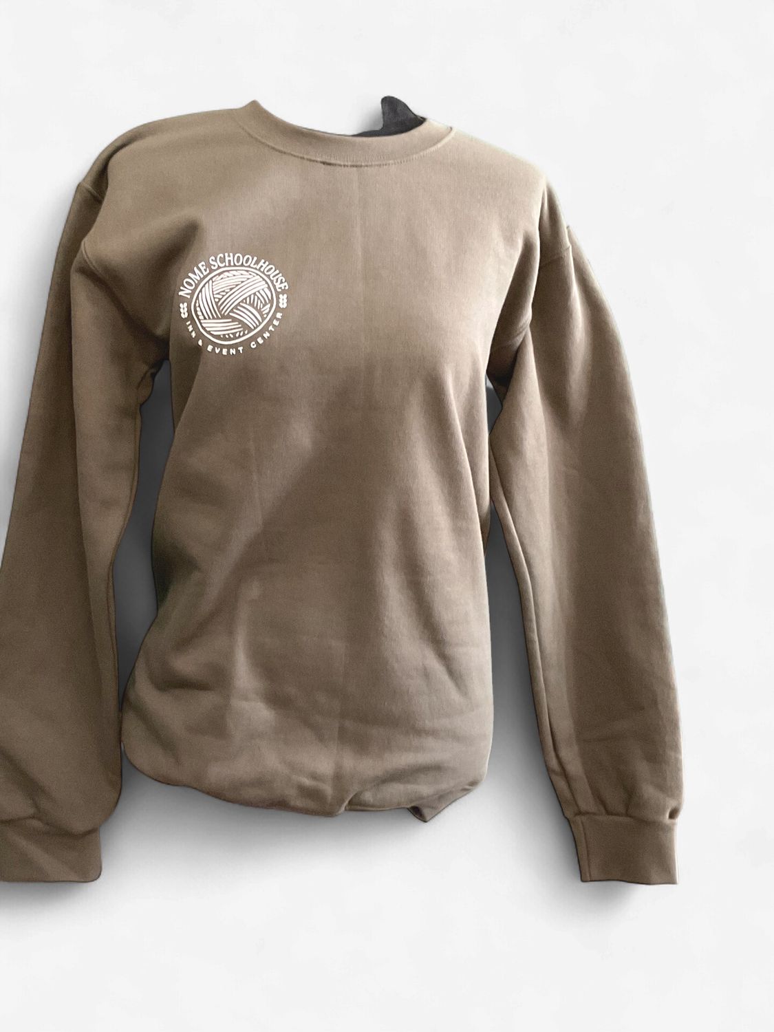Adult Nome Schoolhouse Olive Crew Sweatshirt