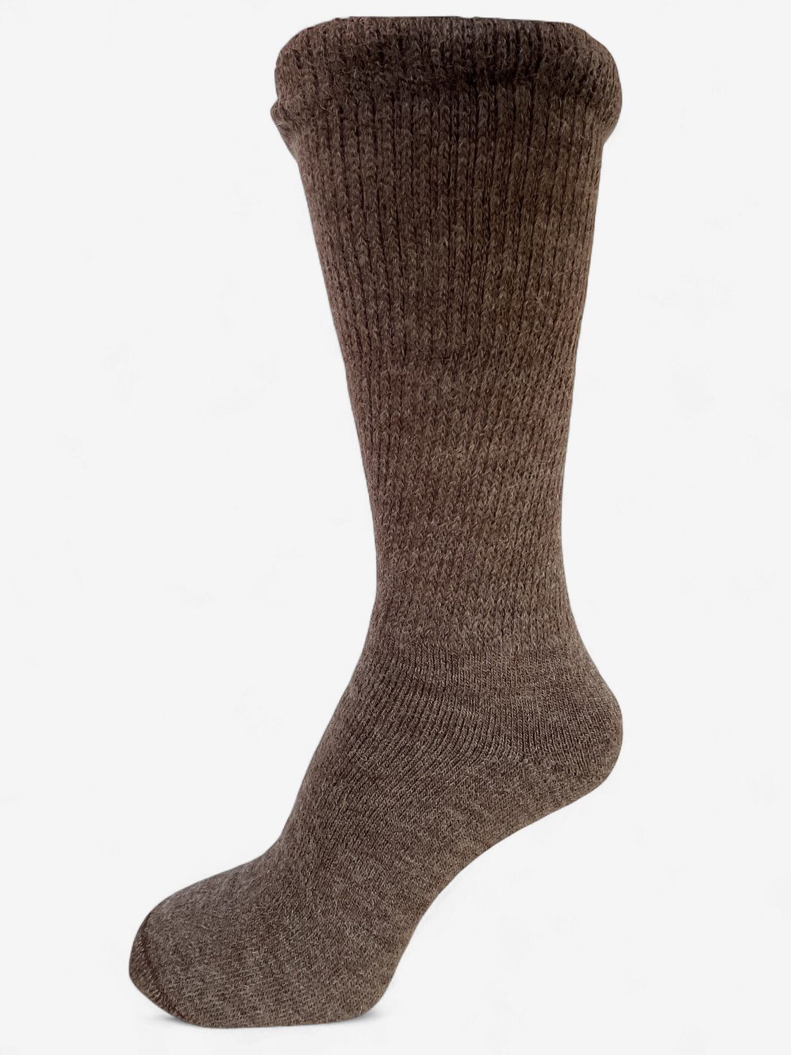 Creekwater Alpaca Socks, Color: Cocoa, Gender: MEN'S, Style: Loose Top