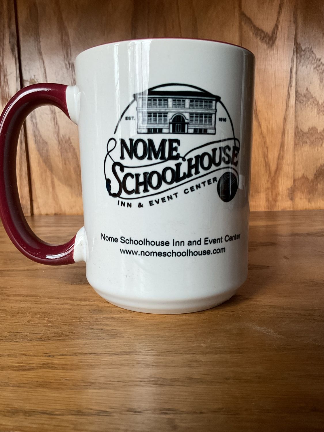 Mug / Nome Schoolhouse &amp; Event Center wording Logo (15 oz)