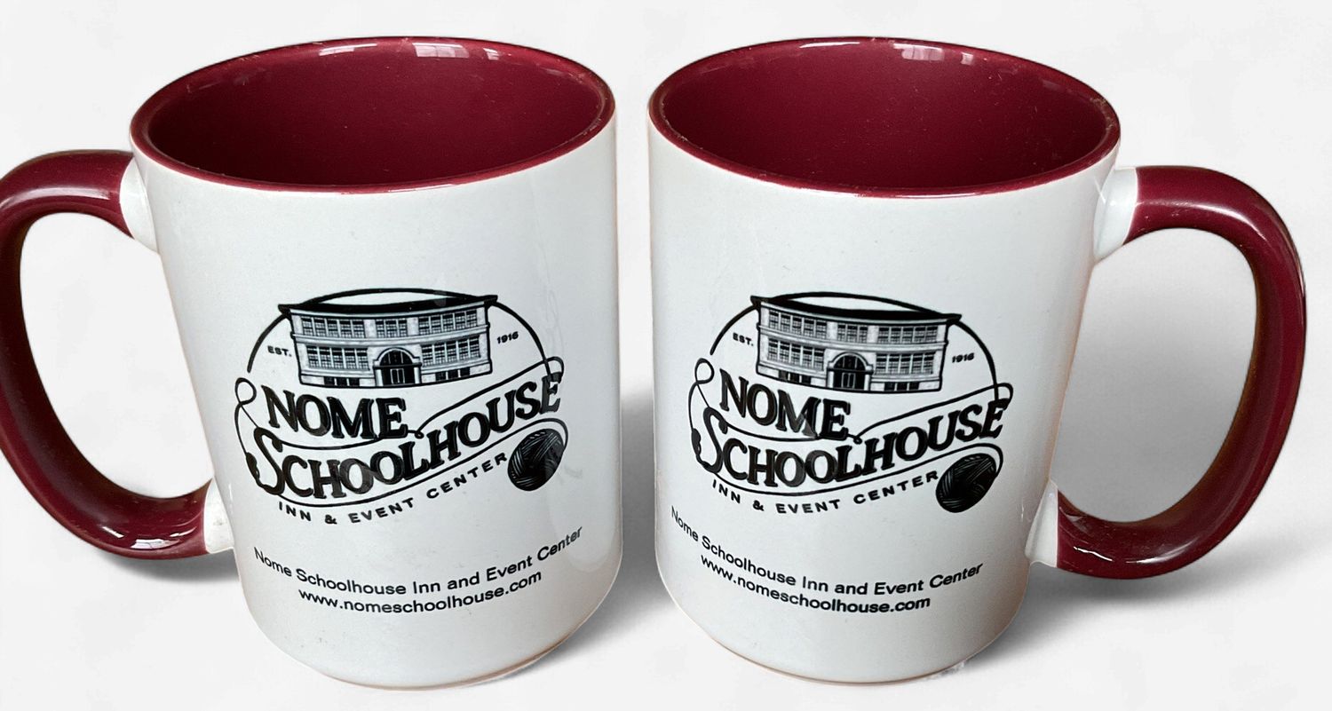 Nome Schoolhouse Word Logo 15 oz Mug