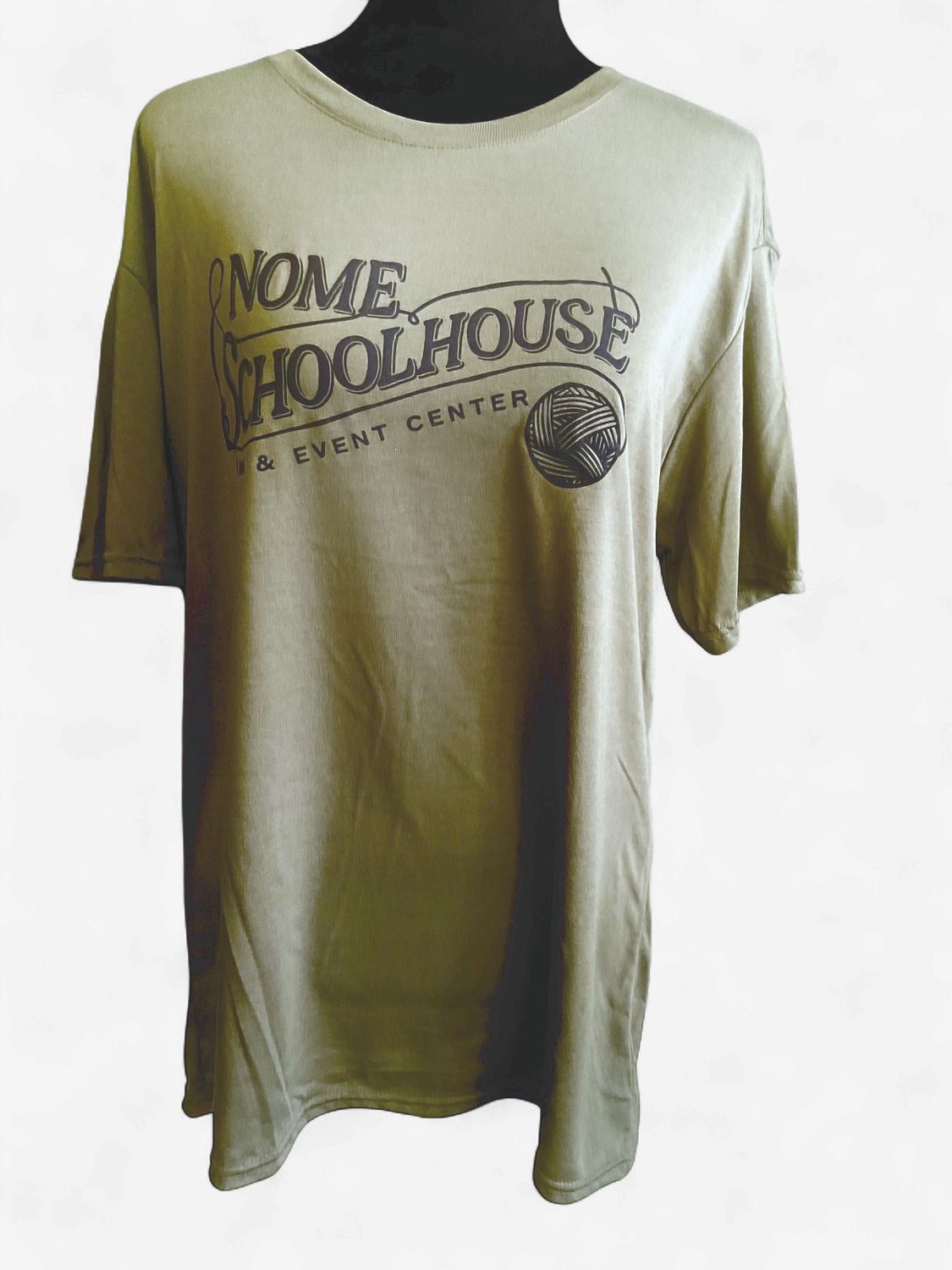 Adult Nome Schoolhouse Olive T-Shirt