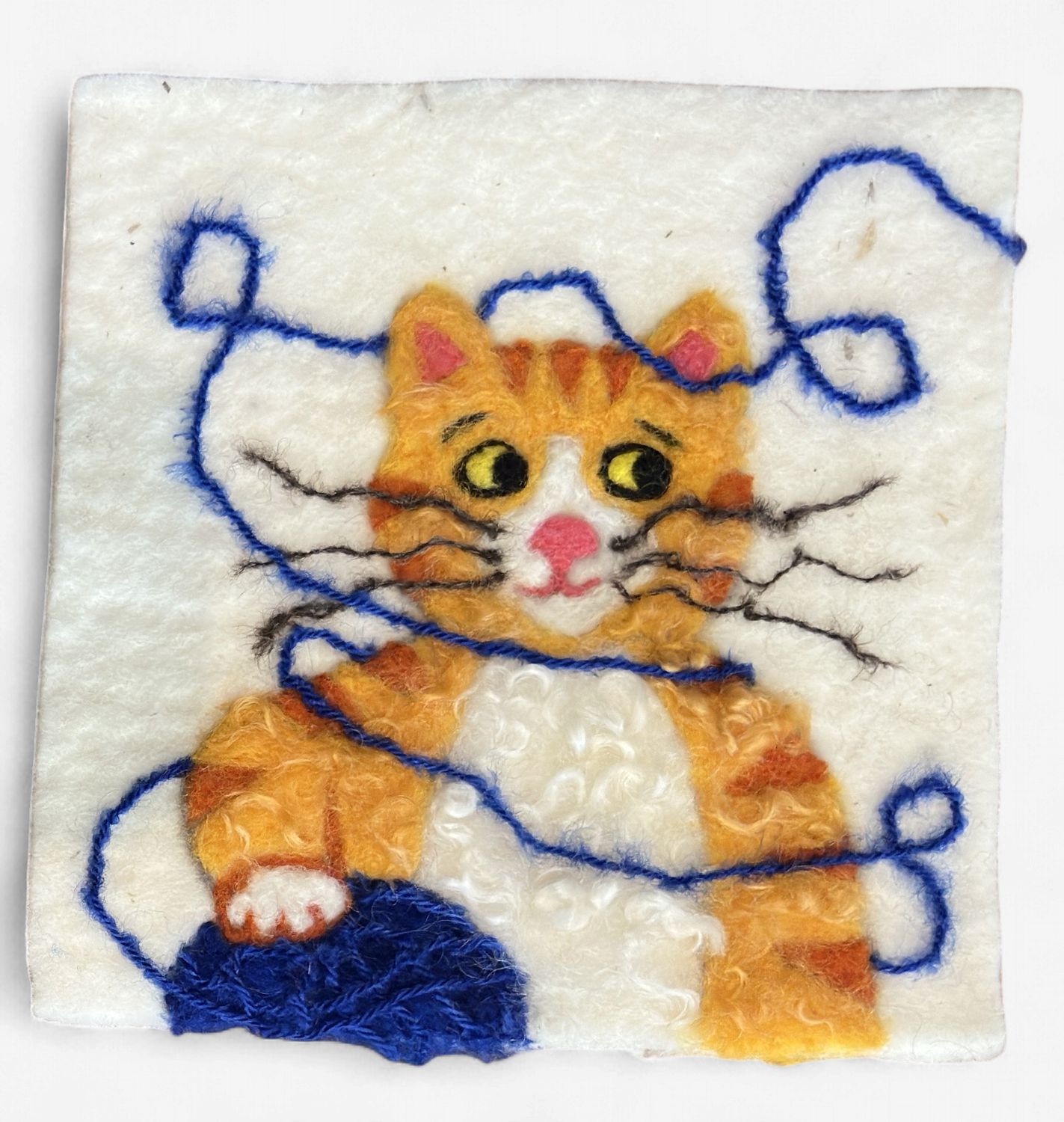 Nome Schoolhouse Orange Cat Needle Felting Kit
