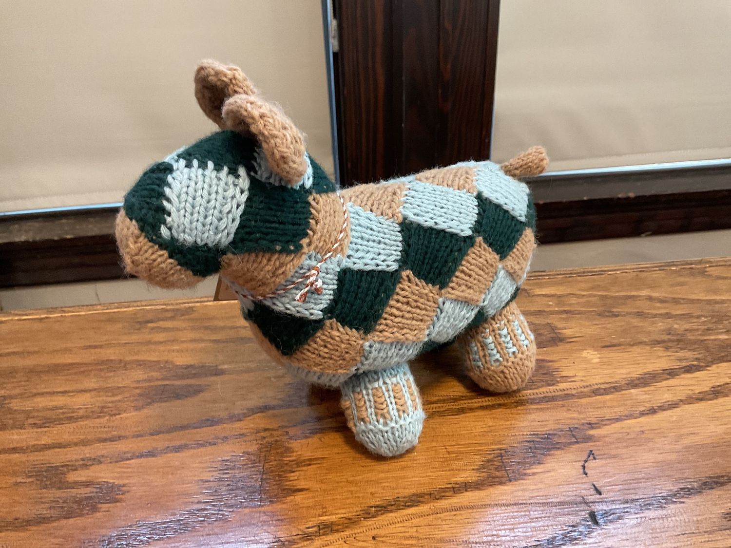 Hand Knit Stuffed Animal