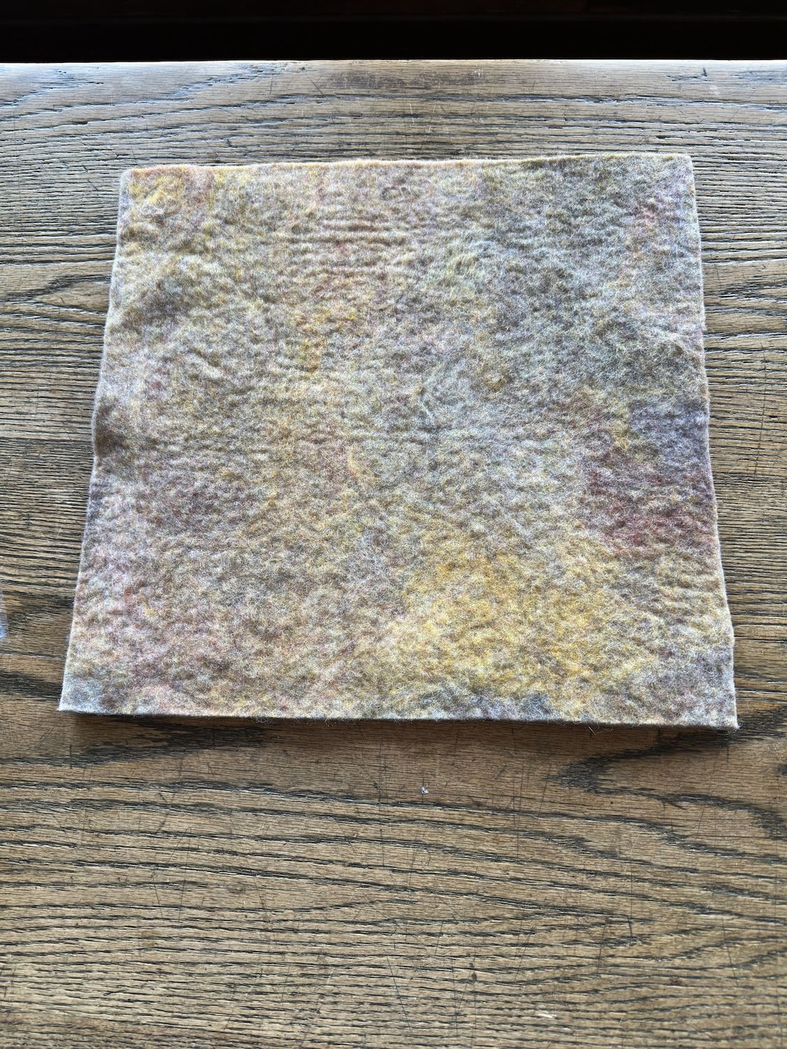 Nome Schoolhouse Extra Large Felted Wool Project Sheet, Color: Light