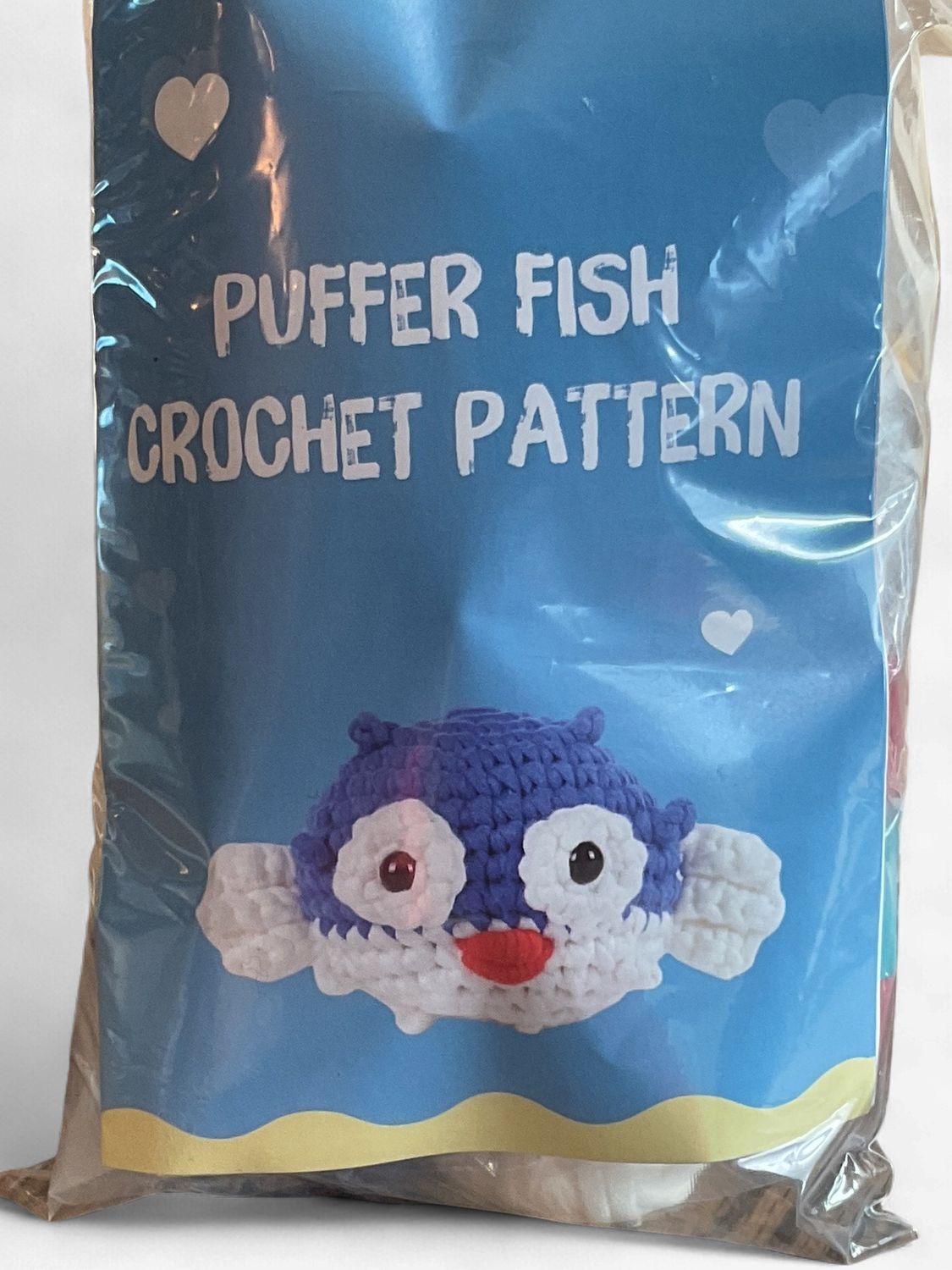 DIY Handicrafts Puffer Fish Crochet Kit, Style: Puffer Fish