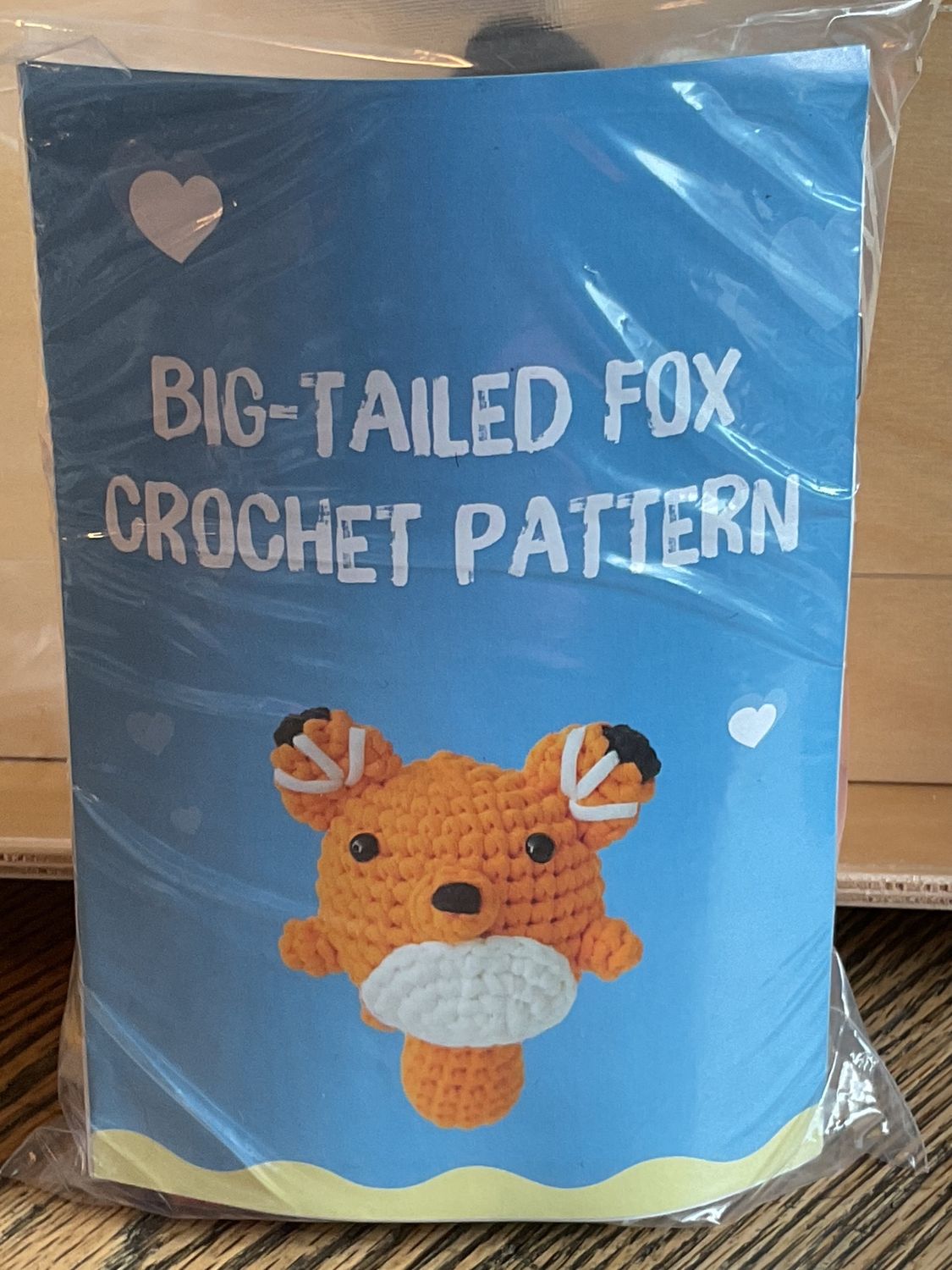 DIY Handicrafts Big Tail Fox Crochet Kit, Style: Big Tail Fox