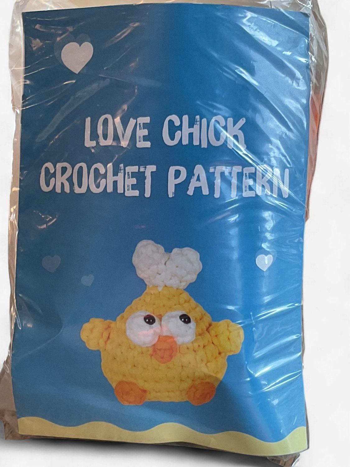 DIY Handicrafts Love Chick Crochet Kit, Style: Love Chick