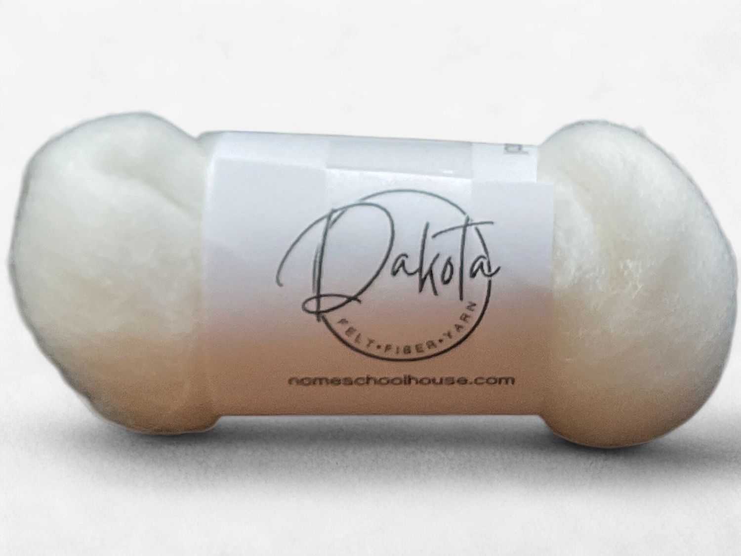 Nome Schoolhouse Merino Combed Top Wool Bundles, Color: White
