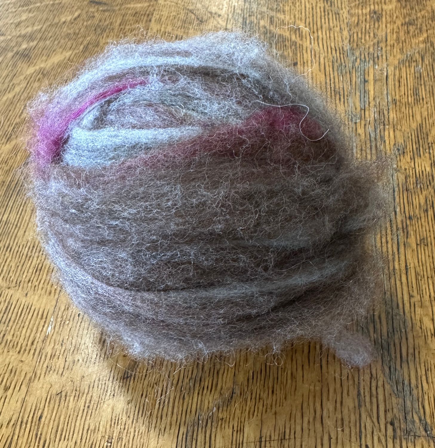 Nome Schoolhouse Alpaca Wool Blend Roving for Spinning