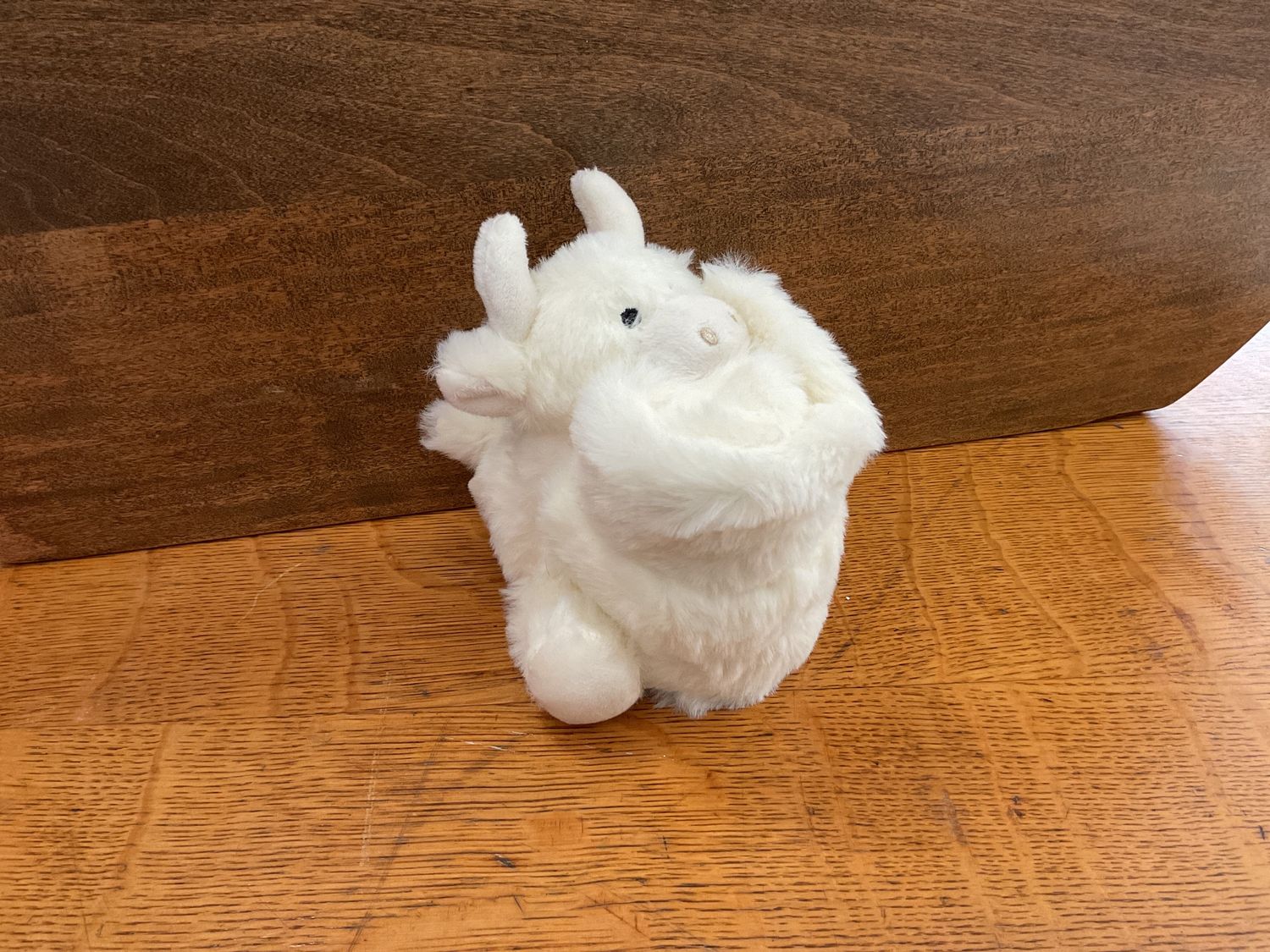Plush Baby Soother, Style: White highland cow