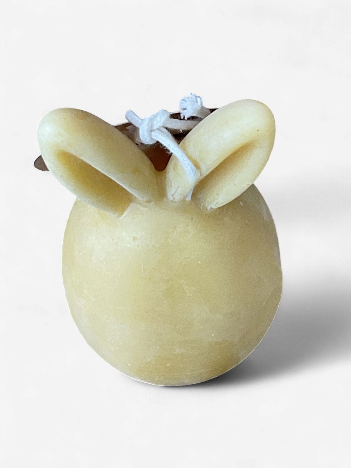 Beeswax Bunny Ear Egg Candle
