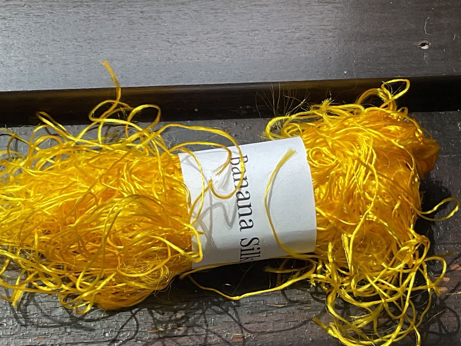 Banana Silk Blending Fiber 16 Grams, Color: Yellow