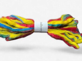 Mulberry Silk Blending Fiber 16 grams, Color: Carnival