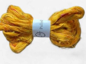 Pulled Sari Silk Blending Fibers 16 Grams
