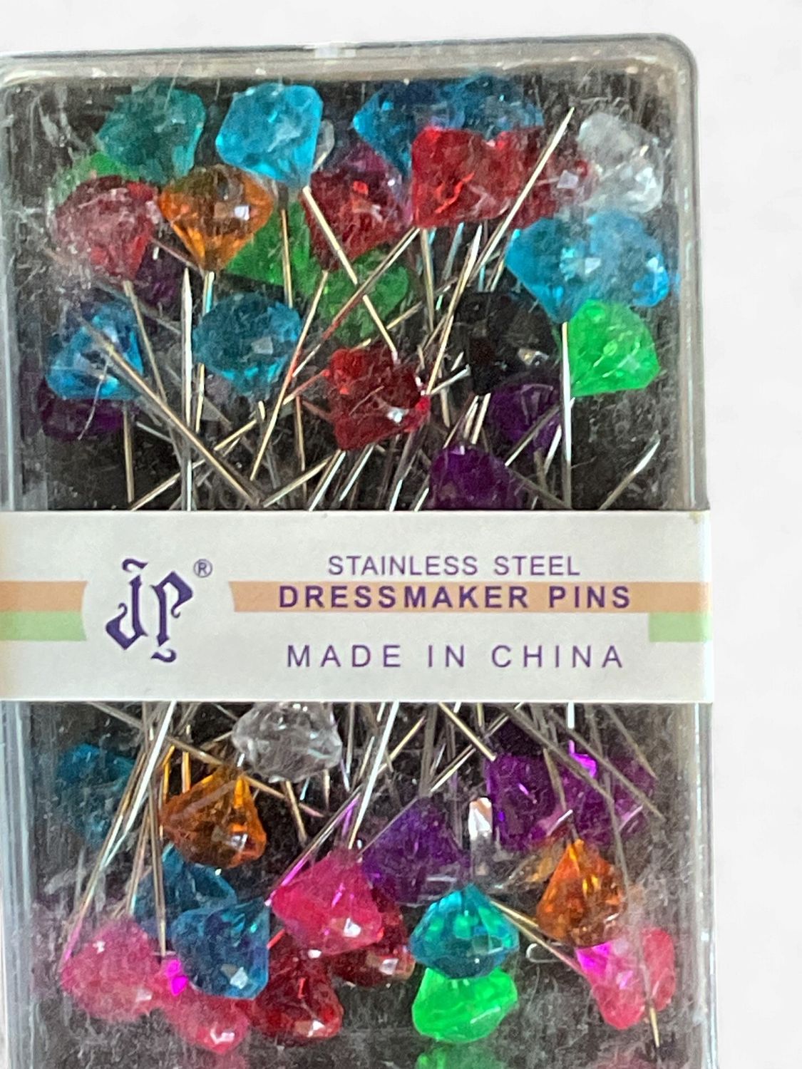 Diamond Head Stainless Steel Dressmaker Pins