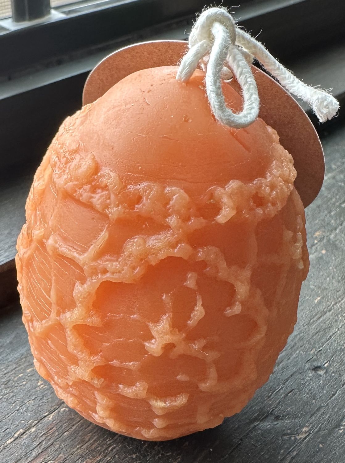 Holton Homestead Lilly Egg Beeswax Candle