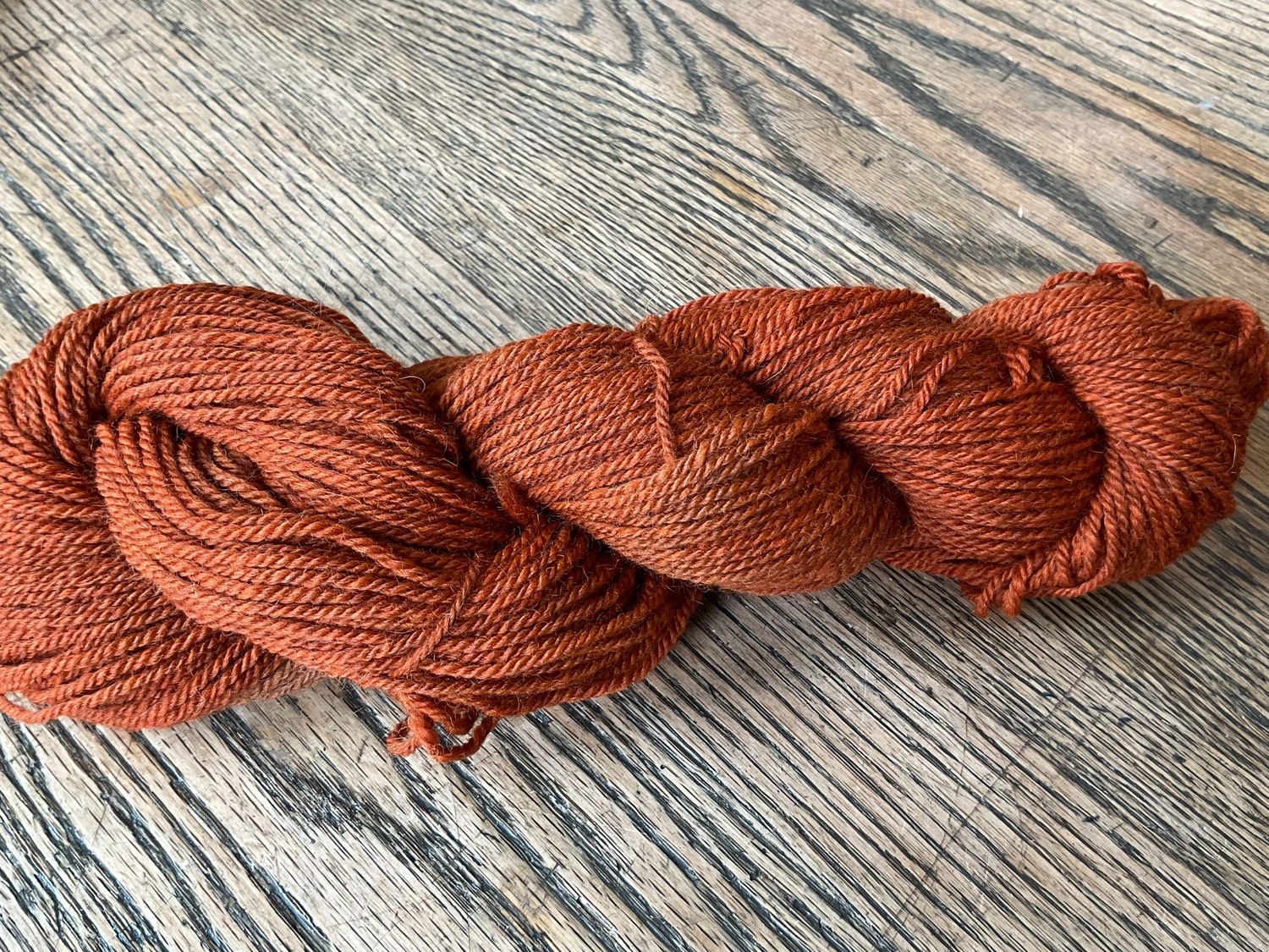Dakota Spun 50% Alpaca 50% Merino - 200 yds - "Med Orange"