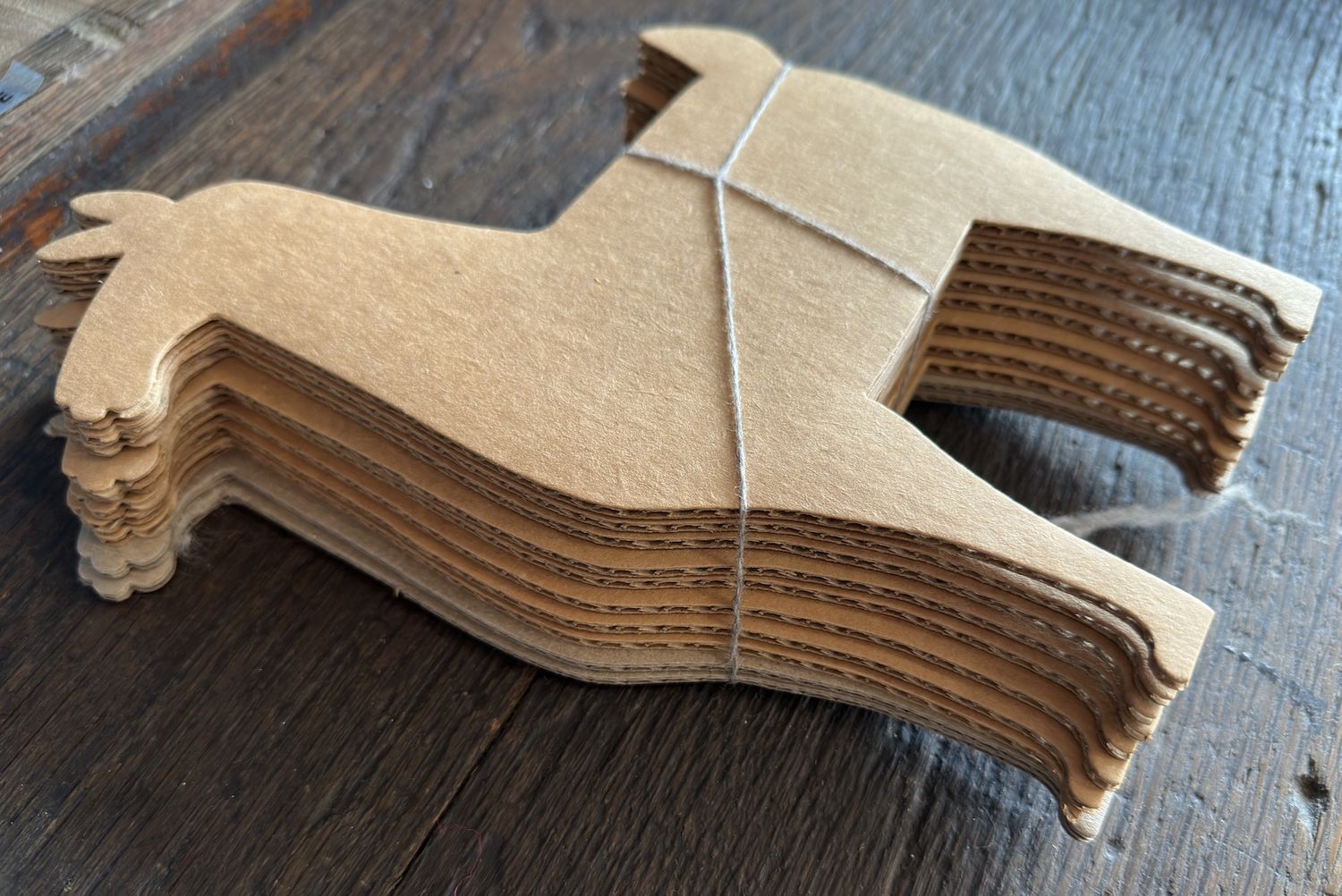 Nome Schoolhouse Cardboard Weaving Llamas