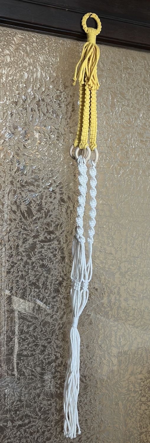 Macrame 31" Plant Hanger Cotton Cord