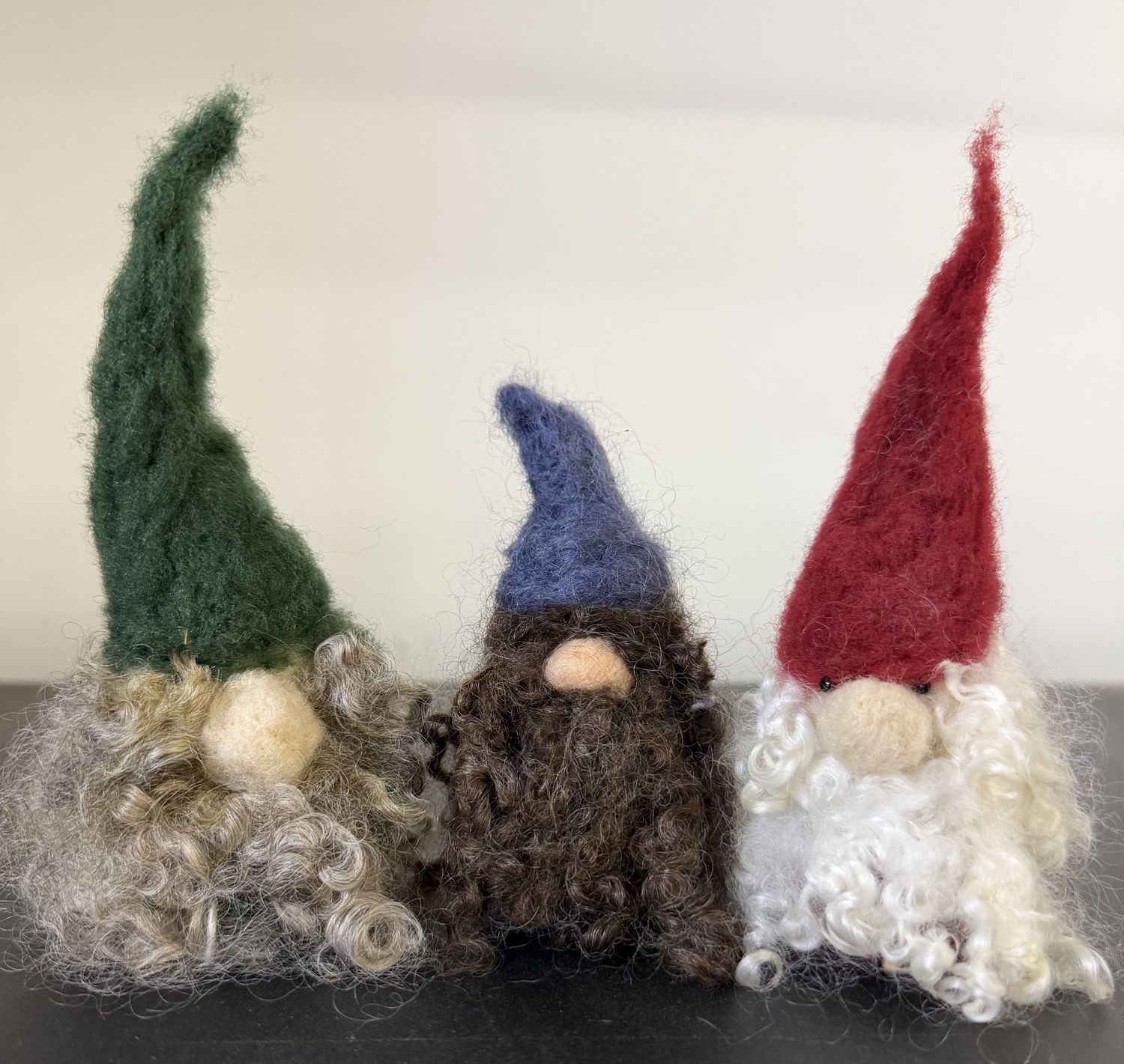 Nome Schoolhouse Needle Felt Gnome Kit, Beard Color: Classic White, Hat Color: Radiant Red
