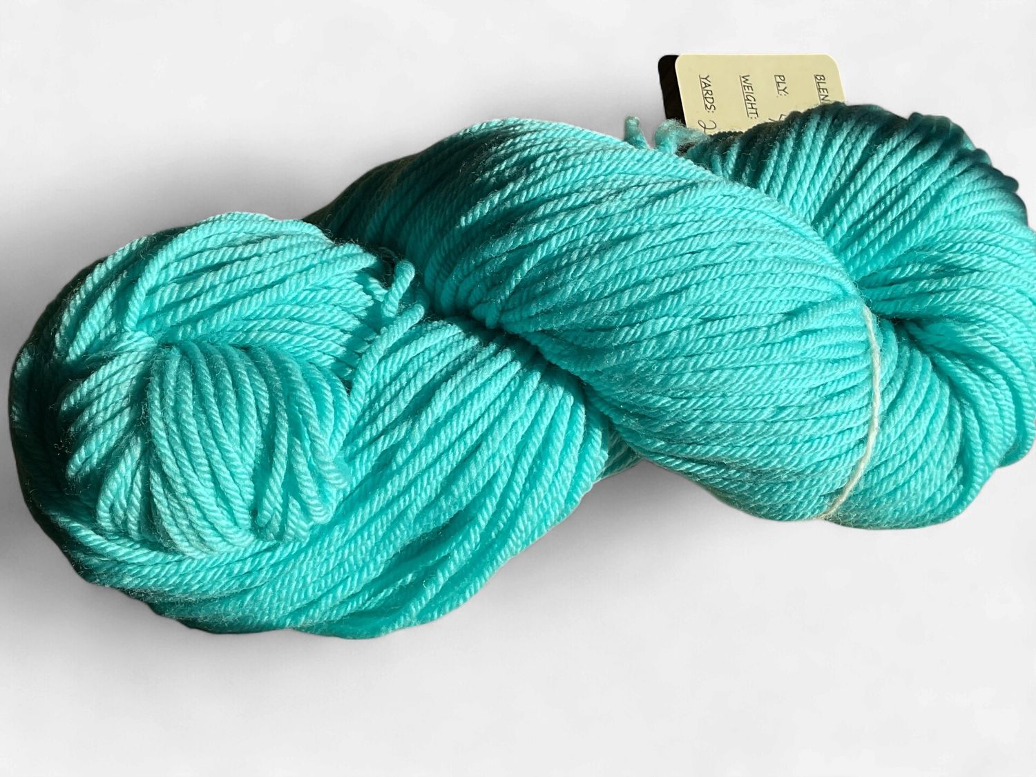 Dakota Dyed SW Worsted Black Light  -200 yds