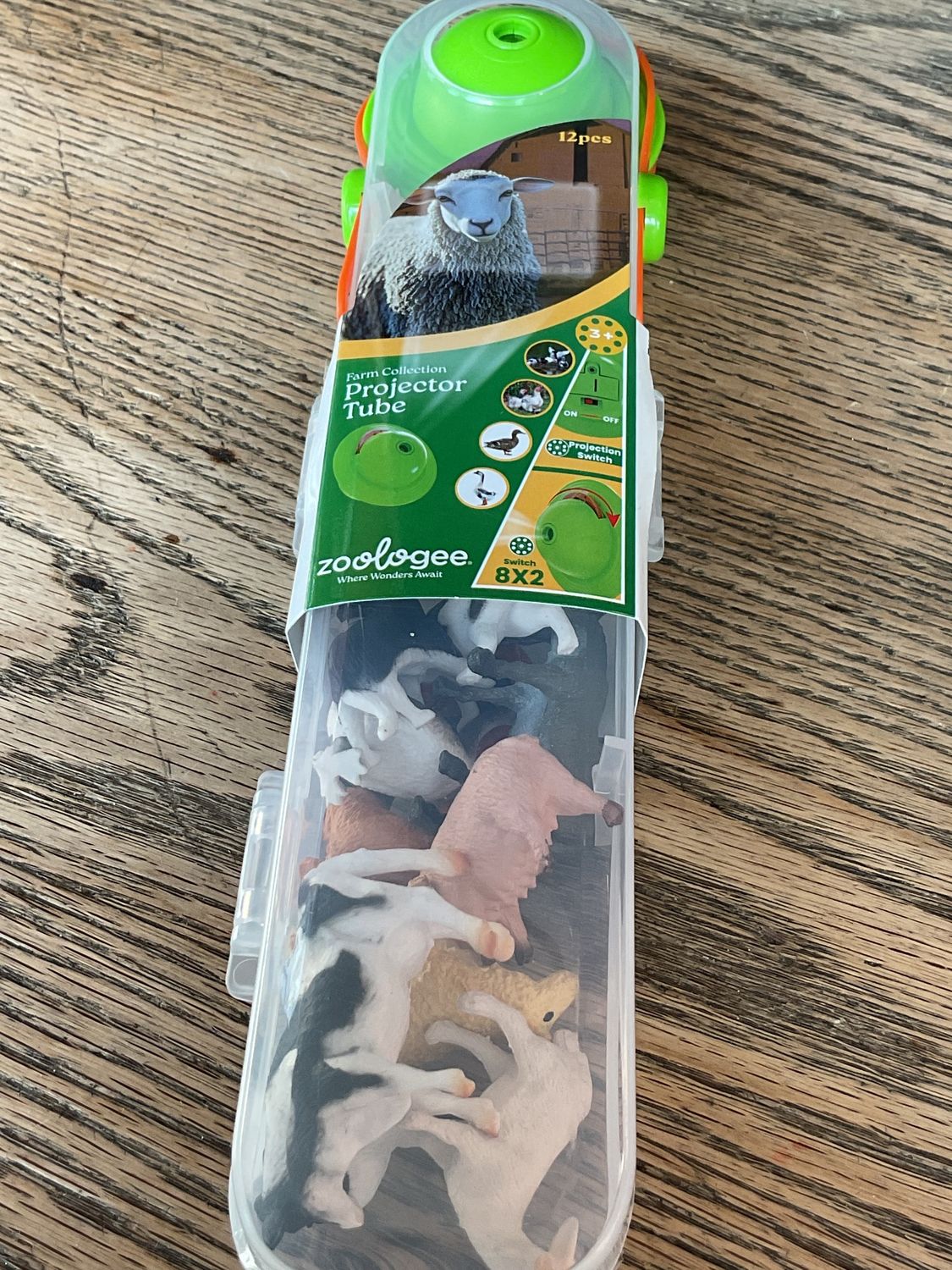 Zoologee Farm Collection Projector Tube (12pcs)