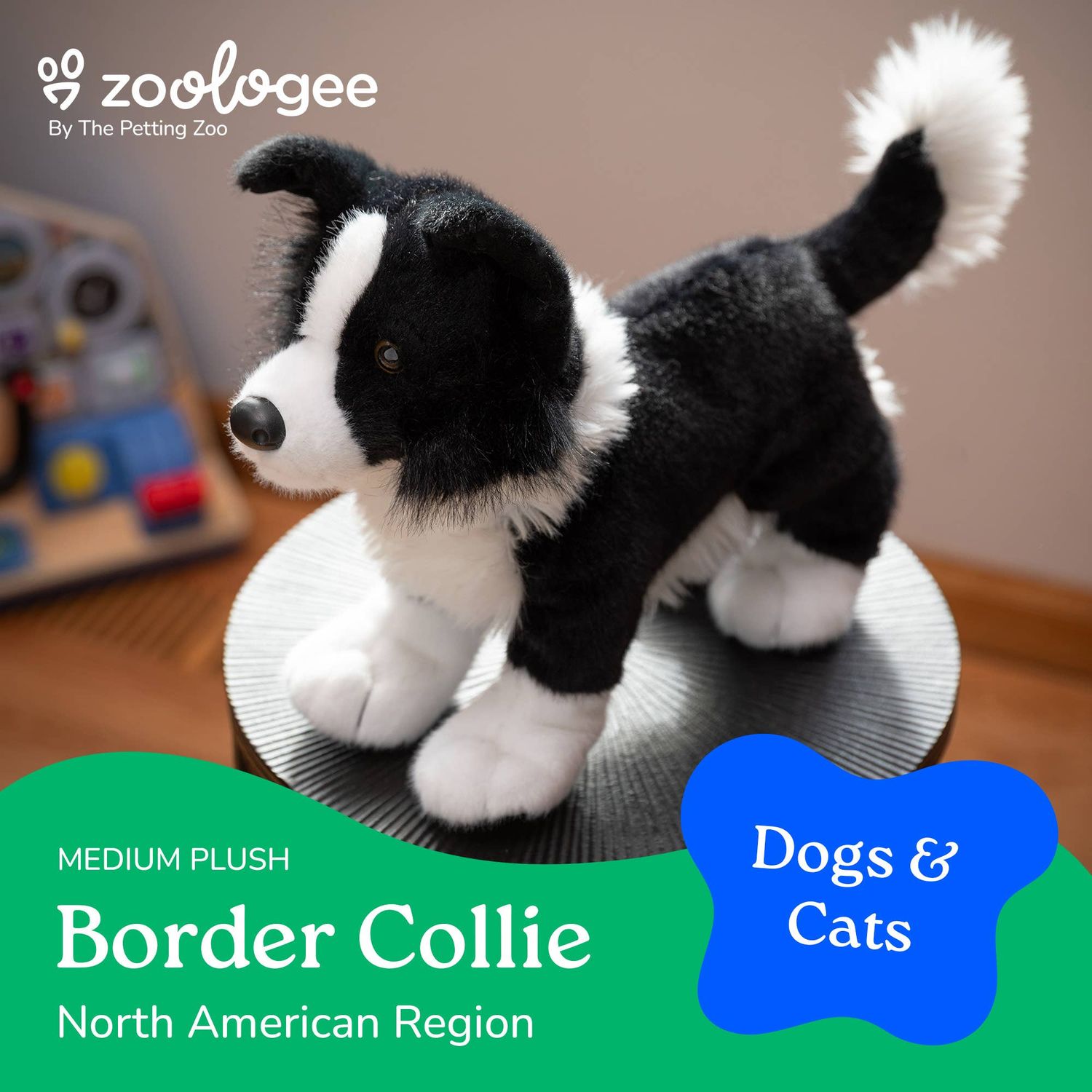 New Border Collie Dog Medium 10" (26cm)
