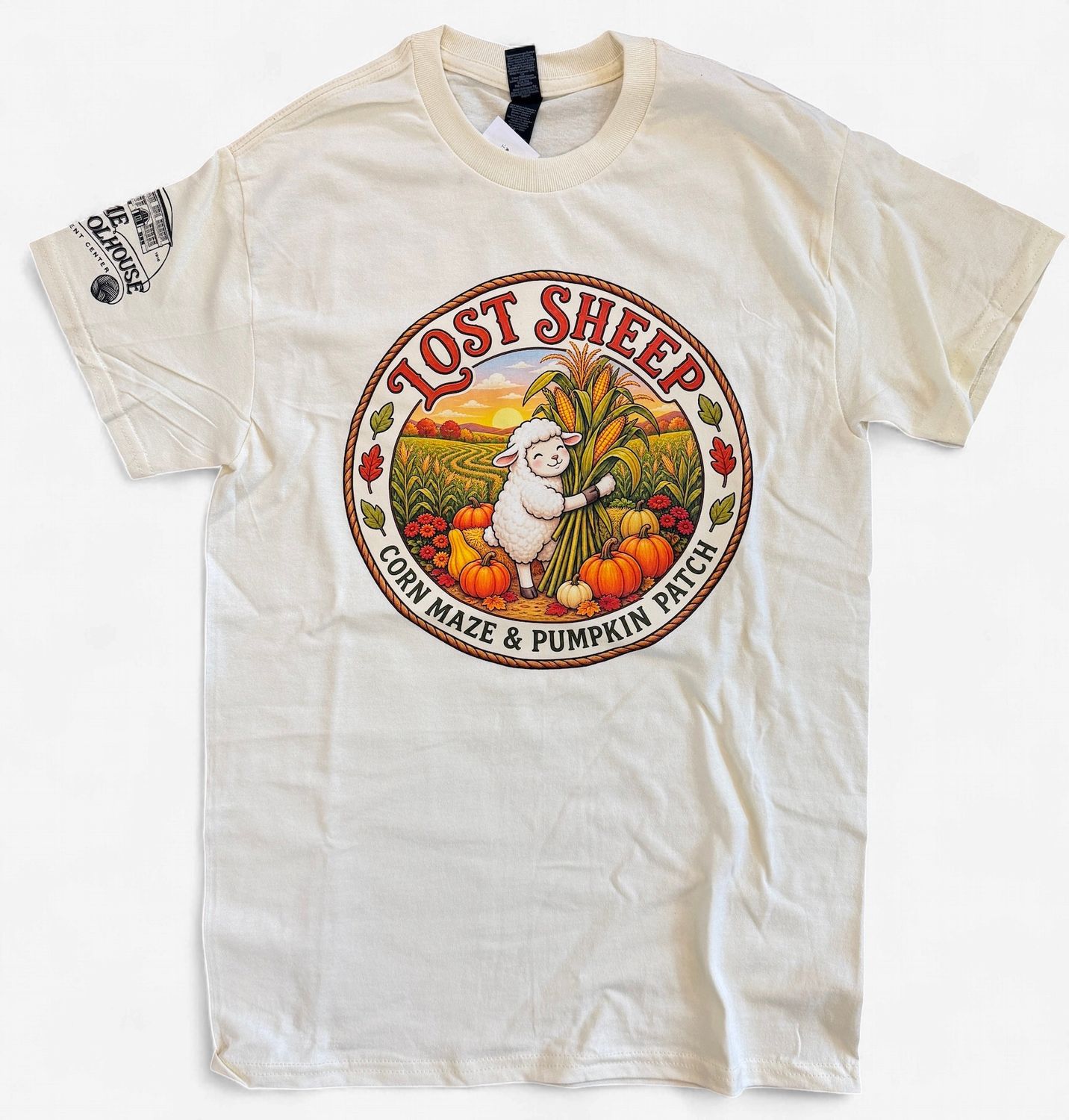 Adult Lost Sheep Corn Maze T-Shirt, Size: Small