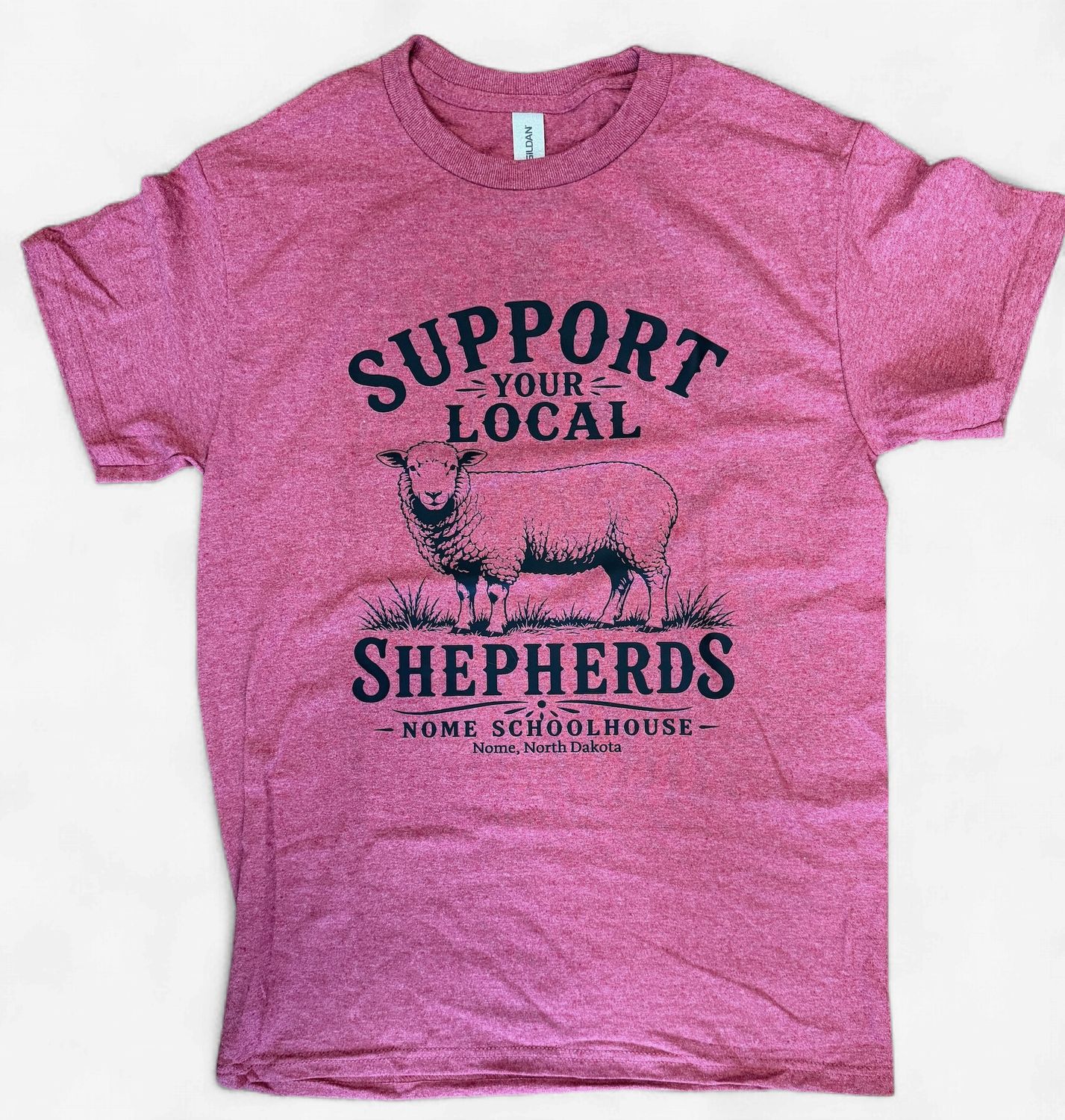 Adult Support Your Local Shepherds T-Shirt Red Heather, Size: Small