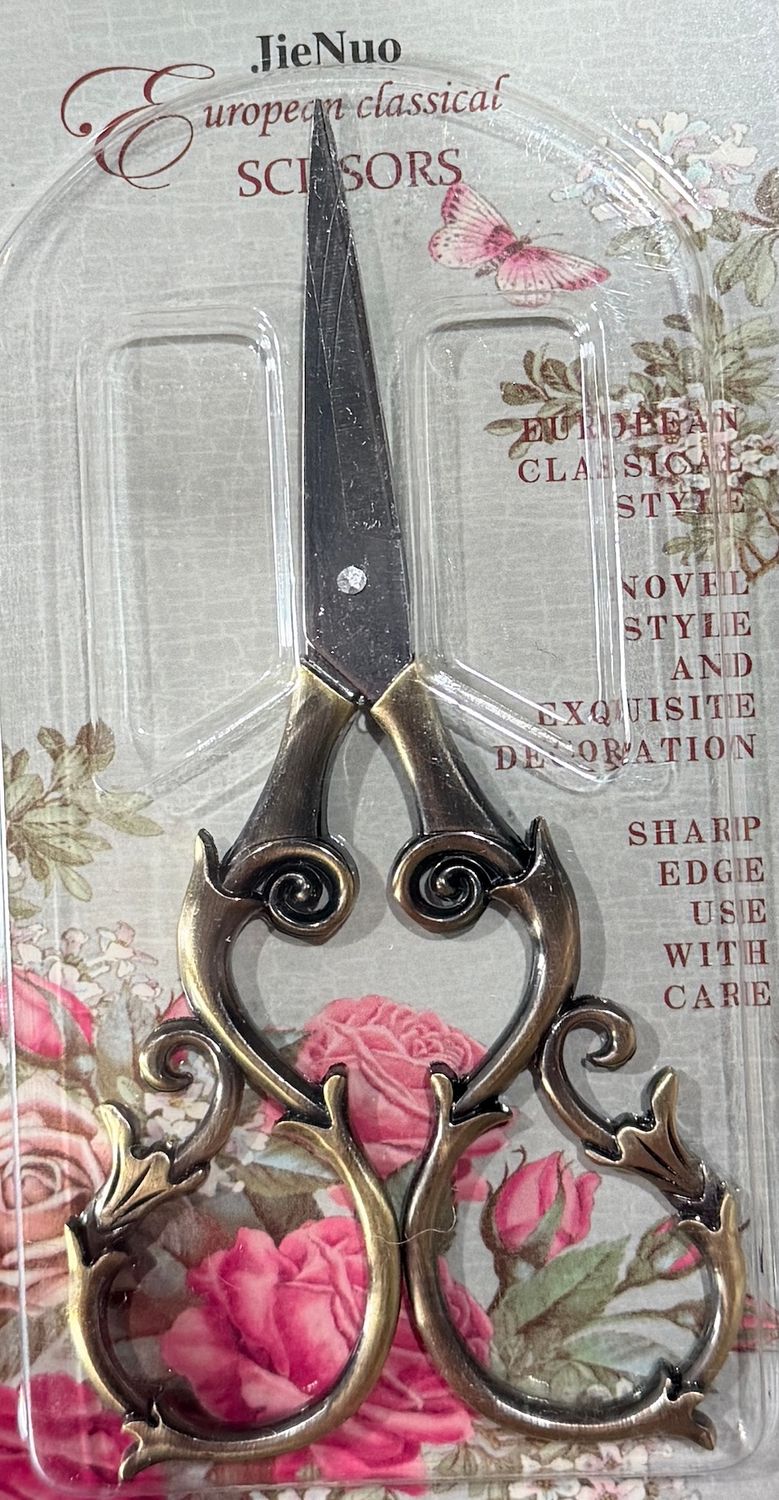 Jie Nuo European Classical Scissors 4.5 Inch