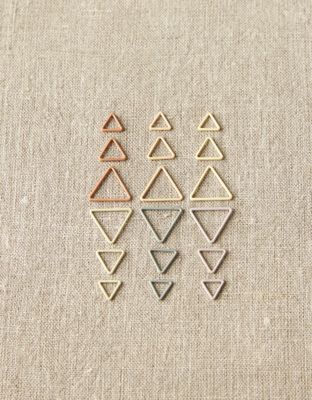 Cocoknits Earth Tone Triangle Stitch Markers Cocoknits Earth Tone Triangle Stitch Markers