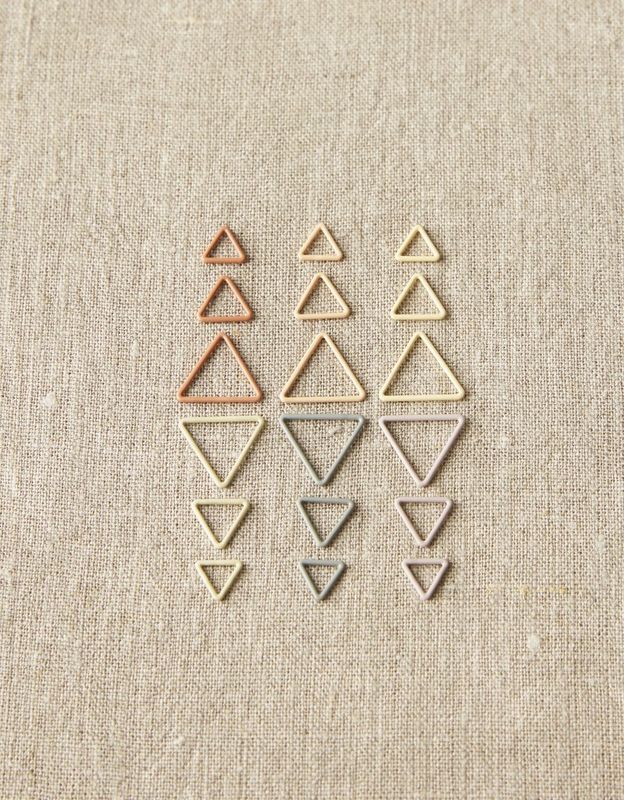 Cocoknits Earth Tone Triangle Stitch Markers