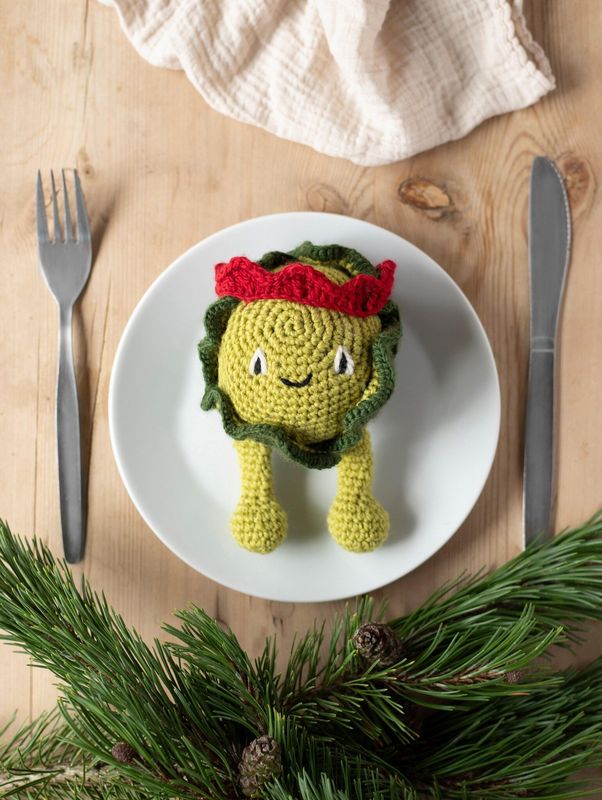 Toft Veggie Crochet Kit- Brussels Sprout