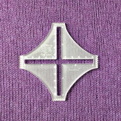 fibre space clear Swatch Gauge Tool from Akerworks