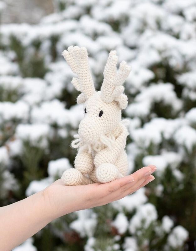 Toft Animal Crochet Kit-Caspar the Peary Caribou