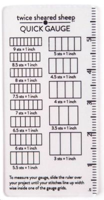 Twice Sheared Sheep Quick Gauge Ruler