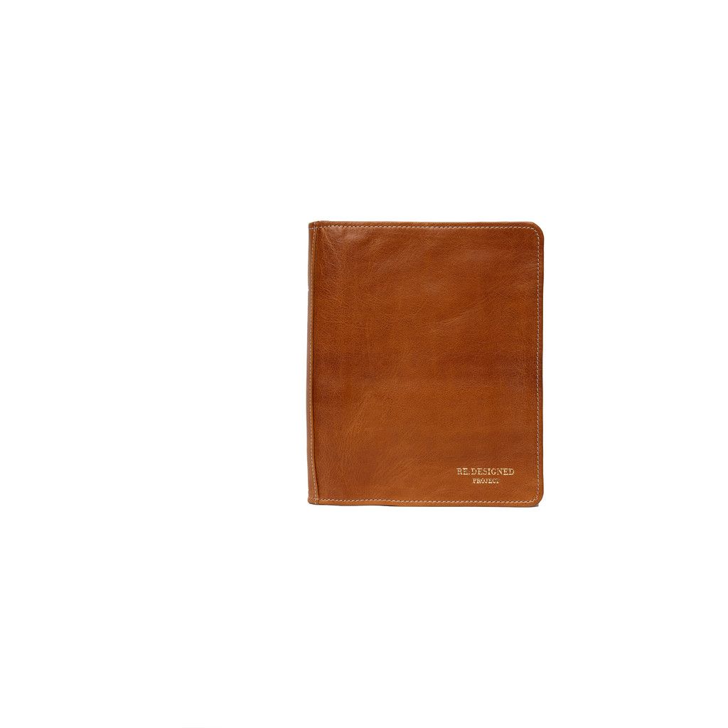 Re:Designed Project 8 Zip Needle Case, Color: Burned Tan/Gold